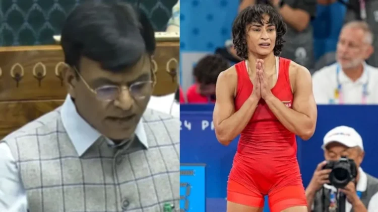 sports-minister-mandaviya-spoke-in-parliament-on-vinesh-phogat-case-gave-complete-information-from-spending-of-money-to-staff